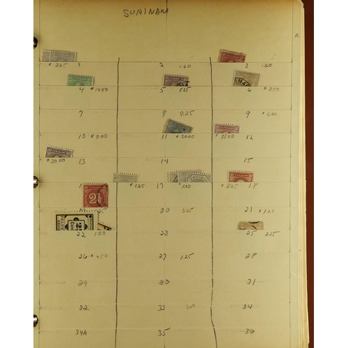 869 - NETHERLANDS DEALERS STOCK IN 3 BINDERS, INCL. COLONIES. 1852 - 2000's an extensive holding of 5000+ ... 