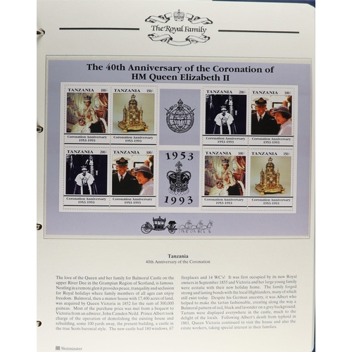 89 - ROYAL FAMILY & EVENTS 1937-2002 world collection of never hinged mint stamps, mini-sheets & sheetlet... 