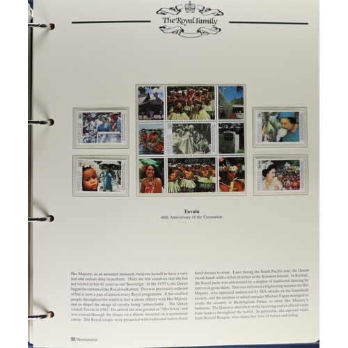 89 - ROYAL FAMILY & EVENTS 1937-2002 world collection of never hinged mint stamps, mini-sheets & sheetlet... 