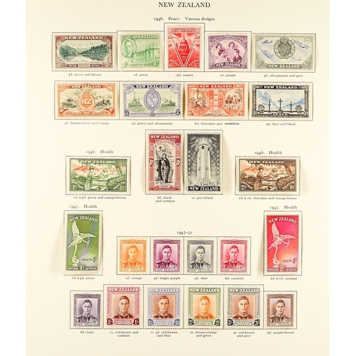 892 - NEW ZEALAND 1936 - 1947 MINT COLLECTION, MUCH 'BACK OF THE BOOK' complete for the regular postal iss... 