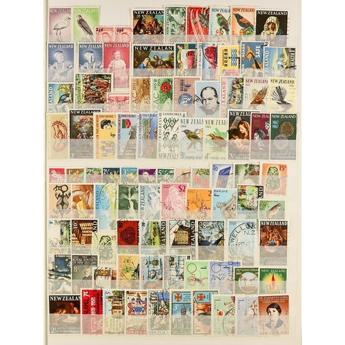 895 - NEW ZEALAND 1937 - 1999 USED COLLECTION extensive, on protective pages, chiefly sets but also semi-s... 