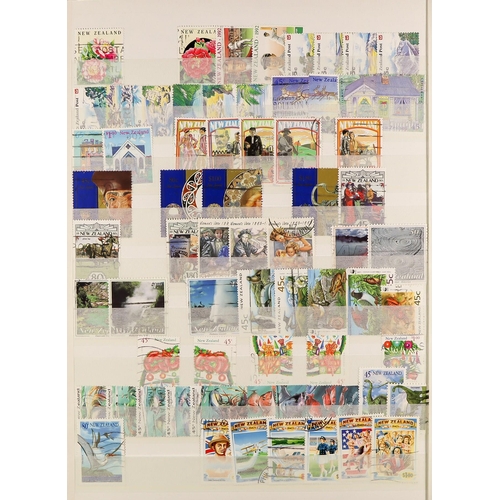 895 - NEW ZEALAND 1937 - 1999 USED COLLECTION extensive, on protective pages, chiefly sets but also semi-s... 