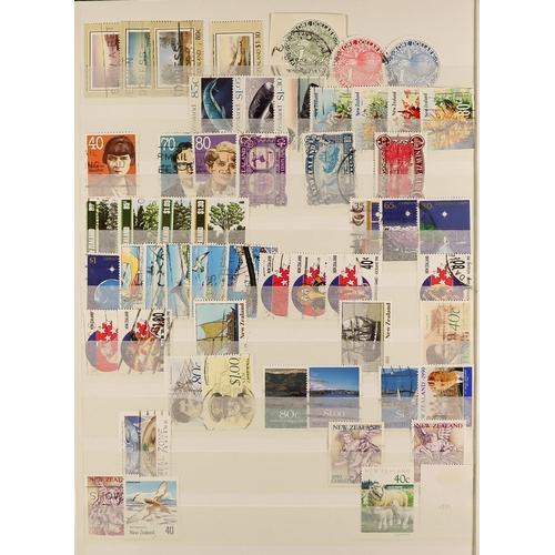 895 - NEW ZEALAND 1937 - 1999 USED COLLECTION extensive, on protective pages, chiefly sets but also semi-s... 