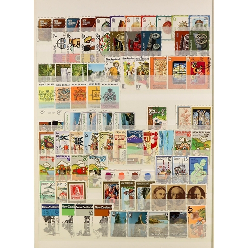 895 - NEW ZEALAND 1937 - 1999 USED COLLECTION extensive, on protective pages, chiefly sets but also semi-s... 