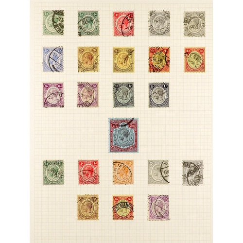 928 - NYASALAND 1913 - 1935 COLLECTION of used stamps on album pages, note 1913-21 to 2s.6d, 1921-33 2s to... 