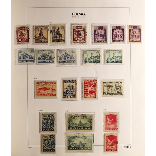 951 - POLAND 1944 - 1959 USED COLLECTION in a hingeless Davo Polska album, chiefly complete sets & miniatu... 