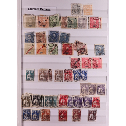 954 - PORTUGUESE COLONIES COLLECTION/ACCUMULATION 19th Century to 1990's mint & used stamps in albums, sto... 