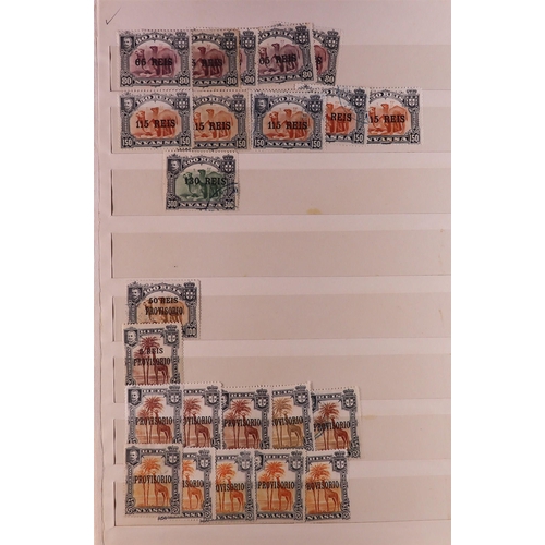 954 - PORTUGUESE COLONIES COLLECTION/ACCUMULATION 19th Century to 1990's mint & used stamps in albums, sto... 