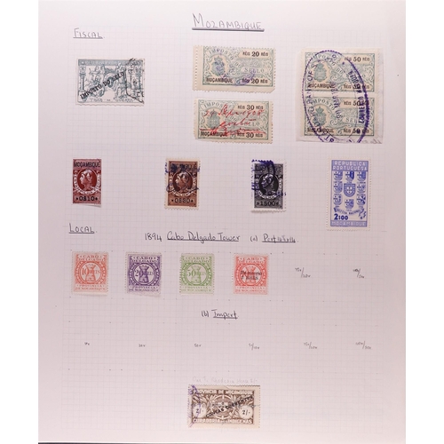 954 - PORTUGUESE COLONIES COLLECTION/ACCUMULATION 19th Century to 1990's mint & used stamps in albums, sto... 