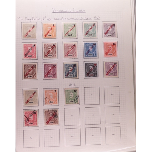 954 - PORTUGUESE COLONIES COLLECTION/ACCUMULATION 19th Century to 1990's mint & used stamps in albums, sto... 