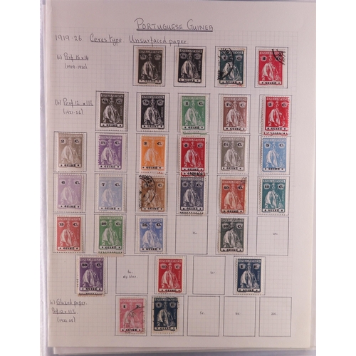 954 - PORTUGUESE COLONIES COLLECTION/ACCUMULATION 19th Century to 1990's mint & used stamps in albums, sto... 