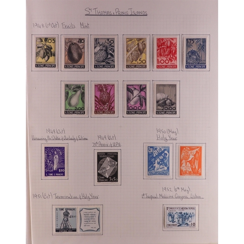 954 - PORTUGUESE COLONIES COLLECTION/ACCUMULATION 19th Century to 1990's mint & used stamps in albums, sto... 