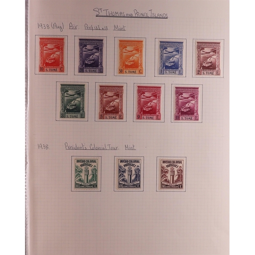 954 - PORTUGUESE COLONIES COLLECTION/ACCUMULATION 19th Century to 1990's mint & used stamps in albums, sto... 