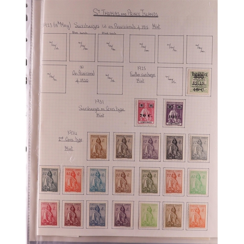 954 - PORTUGUESE COLONIES COLLECTION/ACCUMULATION 19th Century to 1990's mint & used stamps in albums, sto... 