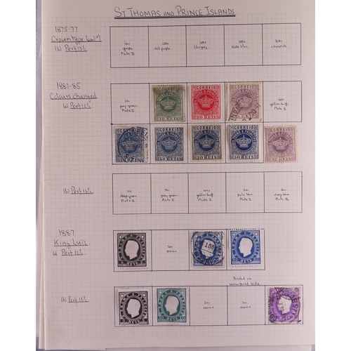 954 - PORTUGUESE COLONIES COLLECTION/ACCUMULATION 19th Century to 1990's mint & used stamps in albums, sto... 