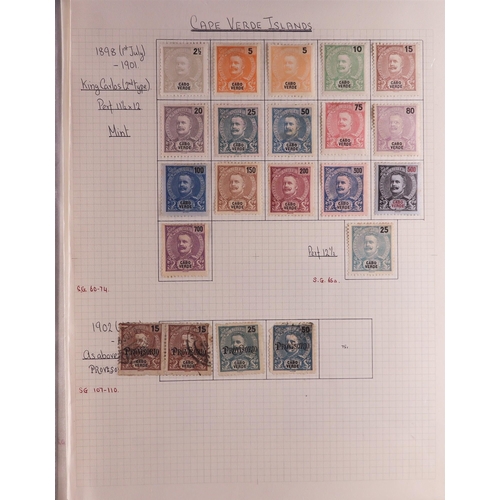 954 - PORTUGUESE COLONIES COLLECTION/ACCUMULATION 19th Century to 1990's mint & used stamps in albums, sto... 