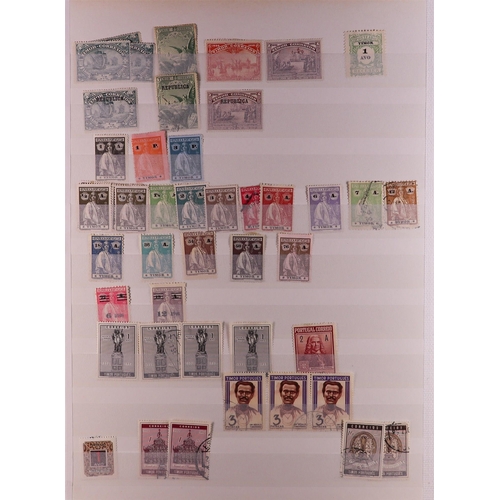 954 - PORTUGUESE COLONIES COLLECTION/ACCUMULATION 19th Century to 1990's mint & used stamps in albums, sto... 