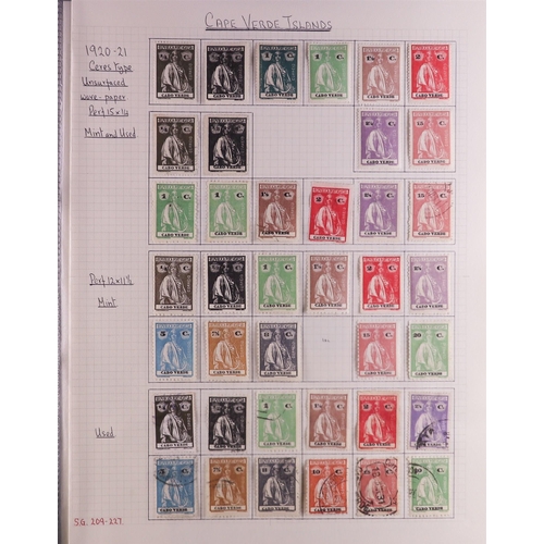 954 - PORTUGUESE COLONIES COLLECTION/ACCUMULATION 19th Century to 1990's mint & used stamps in albums, sto... 