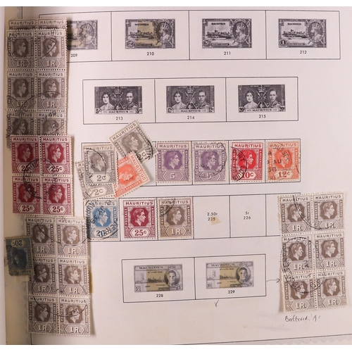 96 - BRITISH AFRICA 19th Century to 1950's mint & used collection in Minkus album, includes Ascension 192... 