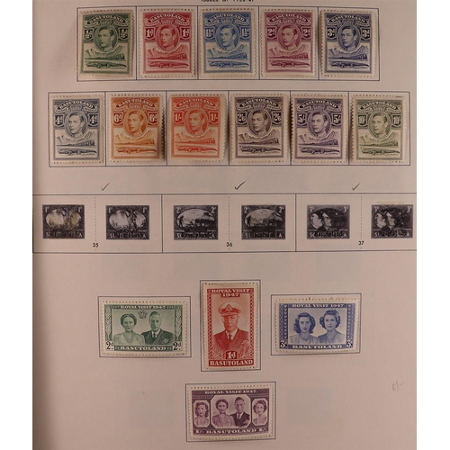 96 - BRITISH AFRICA 19th Century to 1950's mint & used collection in Minkus album, includes Ascension 192... 