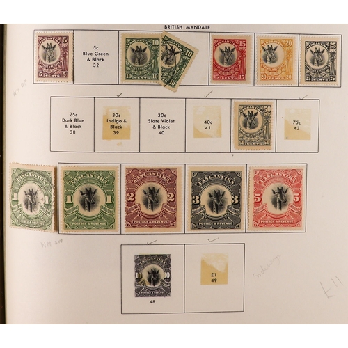 96 - BRITISH AFRICA 19th Century to 1950's mint & used collection in Minkus album, includes Ascension 192... 