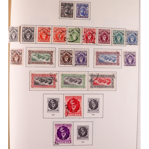 96 - BRITISH AFRICA 19th Century to 1950's mint & used collection in Minkus album, includes Ascension 192... 