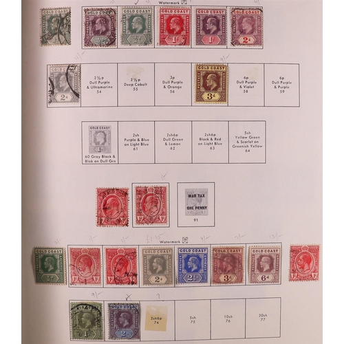 96 - BRITISH AFRICA 19th Century to 1950's mint & used collection in Minkus album, includes Ascension 192... 