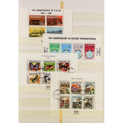 962 - RHODESIA 1965 - 2001 COLLECTION of 800+ stamps & miniature sheets. Lot 962 [b]