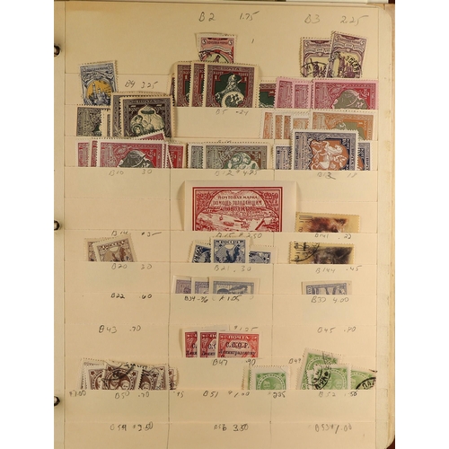 966 - RUSSIA 1860's - 1990's DEALERS STOCK IN 6 BINDERS. An extensive holding of 10,000+ mostly used stamp... 