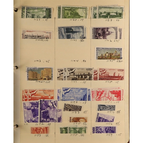 966 - RUSSIA 1860's - 1990's DEALERS STOCK IN 6 BINDERS. An extensive holding of 10,000+ mostly used stamp... 