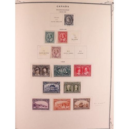 51 - BRITISH AMERICA 19th Century to 1952 mint collection in album, includes British West Indies, Canada ... 