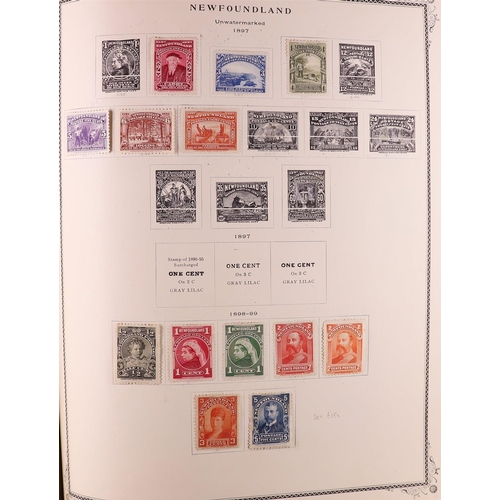 51 - BRITISH AMERICA 19th Century to 1952 mint collection in album, includes British West Indies, Canada ... 