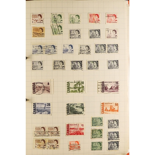 68 - COMMONWEALTH IN 4 ALBUMS. All periods mint & used (mostly used) Aden to Uganda collection in 4 home-... 