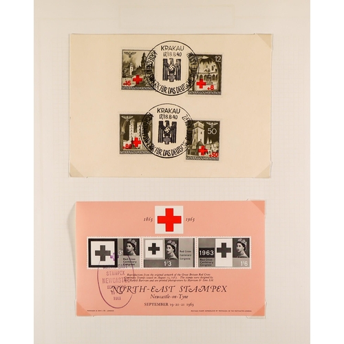 70 - RED CROSS / RED CRESCENT COLLECTION of mint / never hinged mint & used stamps, miniature sheets, boo... 