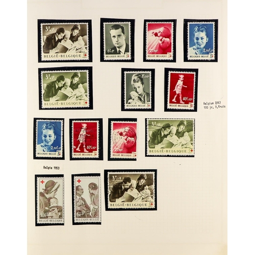 70 - RED CROSS / RED CRESCENT COLLECTION of mint / never hinged mint & used stamps, miniature sheets, boo... 