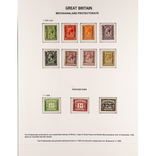 72 - BRITISH AFRICA collection of GB stamps overprinted for use in British Africa, spans 1888 - 1924, on ... 