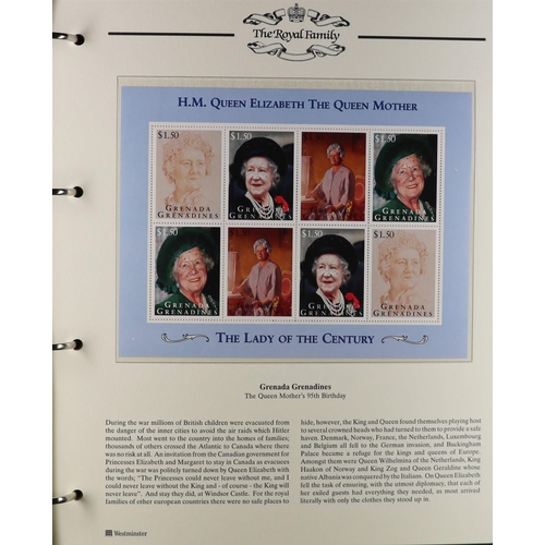 89 - ROYAL FAMILY & EVENTS 1937-2002 world collection of never hinged mint stamps, mini-sheets & sheetlet... 