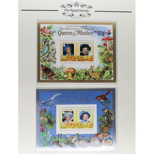 89 - ROYAL FAMILY & EVENTS 1937-2002 world collection of never hinged mint stamps, mini-sheets & sheetlet... 