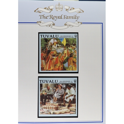 89 - ROYAL FAMILY & EVENTS 1937-2002 world collection of never hinged mint stamps, mini-sheets & sheetlet... 