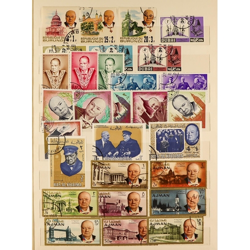 142 - COMMONWEALTH COLLECTION of never hinged mint 1953 - 1990 stamps in 4 stock books (approx 1,300 stamp... 