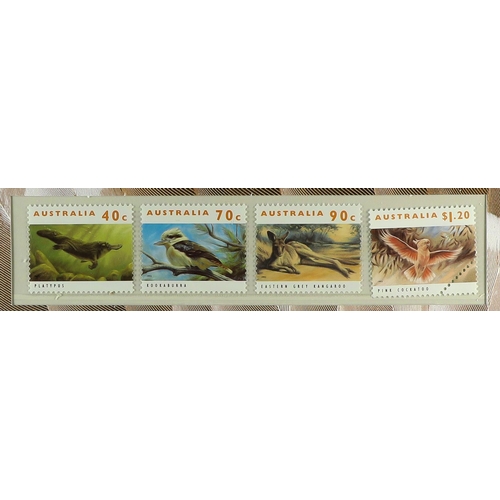 273 - AUSTRALIA 1993 40c, 70c, 90c & $1.20 Australian Wildlife values in sealed Australia Post presentatio... 