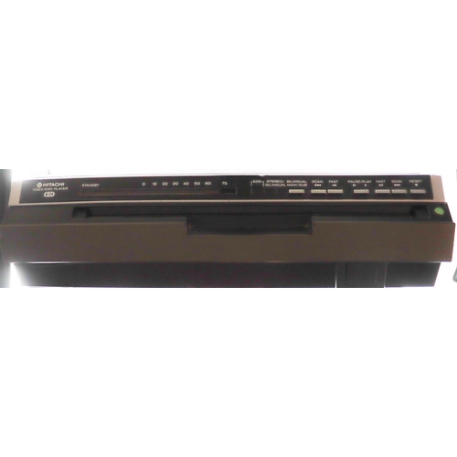 136 - HITACHI VIDEO DISC PLAYERS. Models VIP 201P and VIP 202P. Not tested. Comes with remote control and ... 