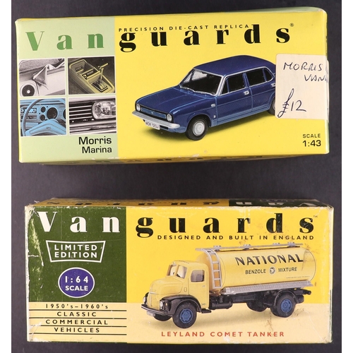 144 - LLEDO 'VANGUARD' CARS AND TRUCKS. x16 1:64,  x3 1:43, x4 'Days Gone Vanguards' 50s and 60s boxed car... 