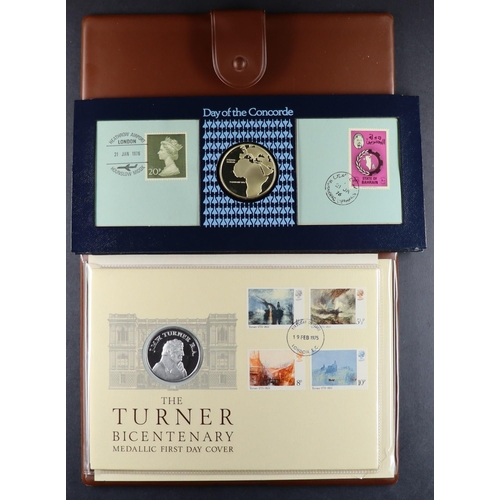 178 - SILVER MEDALS COVERS includes 1973 County Cricket, 1975 Turner, 1976 US Bicentennial, 1976 Concorde ... 