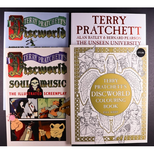 192 - TERRY PRATCHETT 'DISCWORLD' BOOKS Eleven different, incl one signed by Terry Pratchett, Discworld At... 