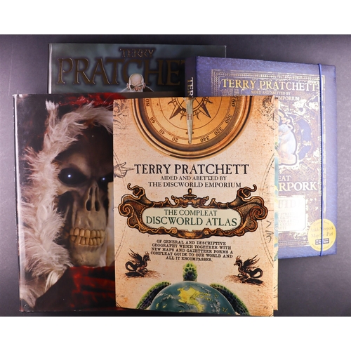 192 - TERRY PRATCHETT 'DISCWORLD' BOOKS Eleven different, incl one signed by Terry Pratchett, Discworld At... 