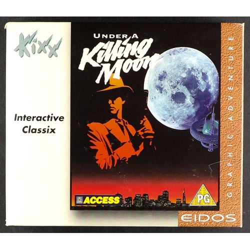 205 - VINTAGE COMPUTER GAMES. Comprises of 'Discworld Noir', 'Under a Killing Moon',  'City of Villains - ... 