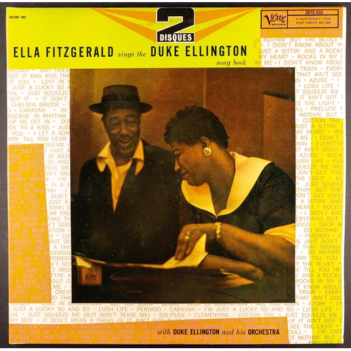 207 - VINYL RECORDS - ELLA FITZGERALD AND BILLIE HOLIDAY. A selection of 33 rpm albums including  Ella Fit... 