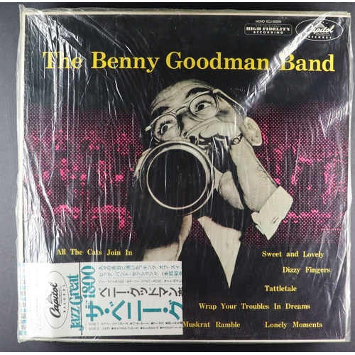 211 - VINYL RECORDS - BENNY GOODMAN. A selection of 33 rpm albums including 'Benny Rides Again', 'BG 1938'... 