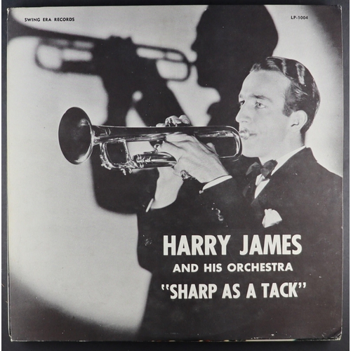 212 - VINYL RECORDS - HARRY JAMES, AL BOUDRY, JIMMY AND TOMMY DORSEY. A selection of 33 rpm albums Harry J... 